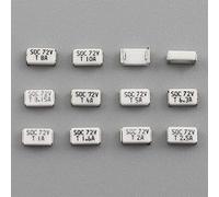 FBITE Fuse 10pcs Micro Fuse SOC SMD SMT 1206 72V 11CT T 1A 1.6A 2A 2.5A 3.15A 4A 5A 6.3A 8A 10A 72V DC Slow Blow 3216 Surface Mount Fast Acting Fuse (Size : 1A)