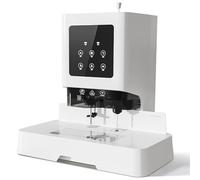 FBJAMZ Binding Machine for Financial Vouchers, Manual Punching, Touch Panel with Voice Guidance, for Accounting Office Presentations