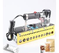 FBJAMZ Handheld Continuous Chain Wheel Heat Sealer for Plastic Bags Width Automatic Machine for Ultra-Long,Kraft Paper Packaging Tool