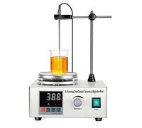 FBJAMZ Magnetic Stirrer,200W Lab Mixing Magnetic Mixer,with Digital Temperature Display & Speed Adjusting,with Hotplate