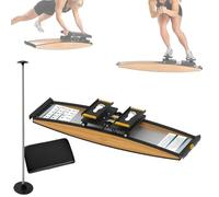 FBJAMZ Ski Exercise Machine, Ski Simulator Training Machine, 3D Cross Trainer, Strength and Balance Training Tool Set, 150kg Load