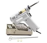 FBJAMZ Solder Sucker, Professional Desoldering Vacuum Pump with Ceramic Heating Element, Cleaning Needle, for DIY Electronics Repair