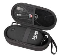 FBLFOBELI Carrying Case Compatible with Blue Tees Golf Player Go Compact GPS Speaker, Mesh Pocket for Charging Cables (Black, Case Only)