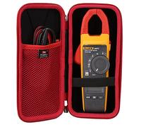 FBLFOBELI Case for Fluke 323 324 325 301D 302 303 305 902 FC Clamp Meter | Hard EVA Shell, Waterproof & Shockproof, Mesh Pocket for Accessories, Multimeter Tools Carrying Bag