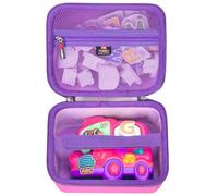 FBLFOBELI EVA Hard Carrying Case Compatible with LeapFrog Fridge Phonics Magnetic Letter Set (Pink)