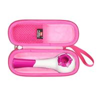 FBLFOBELI EVA Hard Carrying Case Compatible With The Breather Hand-Held Inspiratory Expiratory Muscle Trainer (Case Only) (Pink)