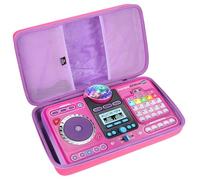 FBLFOBELI EVA Hard Carrying Case for VTech KidiStar DJ Mixer, Kidi DJ Mix, Portable Travel Storage Organizer Bag (Case Only) (Pink)