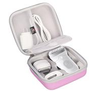 FBLFOBELI EVA Hard Case Compatible with Braun Silk-épil 7 SE7-041/SE7-141/Silk-épil 5 5-620/5 SE5-230/Silk-épil 9 9-890/9 9-880/9 9-720 Epilator Facial Hair Removal (Purple)