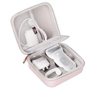 FBLFOBELI EVA Hard Storage Carry Case Compatible with Braun Silk-épil 9 9-890/Silk-épil 9 9-720/Silk-épil 9 9-880 Facial Hair Removal, Travel Bag Shockproof Compact Case (Rose Gold, Case Only)