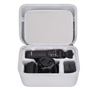 FBLFOBELI EVA Hard Storage Case for Sony ZV E-10 / Sony ZV-1 Interchangeable Lens Mirrorless Vlog Camera Kit, Shockproof Protective Container Bag (Gray)