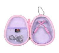 FBLFOBELI Hard Carrying Case Compatible with BAICLUD/Mehomeli/JusTalk/iClever/LOBKIN Kids Bluetooth Air Conduction Open Ear Headphones (Pink)