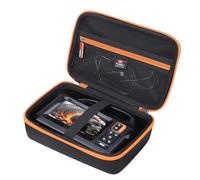 FBLFOBELI Hard Case for MugEasy/TGJOR/SKYBASIC/Daxiongmao/DEPSTECH/Lightswim Borescope Inspection Camera, Fits 4.3'' Screen Borescopes, Lens Industrial Endoscope Carrying Case (Orange)