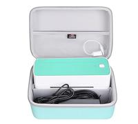 FBLFOBELI Hard Case for POLONO/for Phomemo/for SVANTTO/for YOTON/for Rollo/for Nelko/for Omezizy Bluetooth Thermal Shipping Label Printer - 241BT Wireless 4x6 Label Printer (Green)
