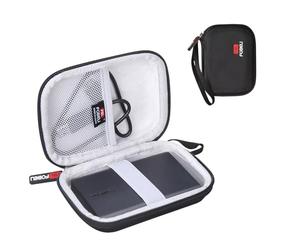 FBLFOBELI Hard Drive Case for Toshiba Canvio Basics/WD Elements My Passport/Seagate/UnionSine/Samsung T9 Portable External Hard Drive 1TB 2TB 3TB 4TB USB 3.0 2.5” HDD Shockproof Travel Bag