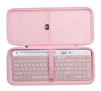 FBLFOBELI Hard Keyboard Case Compatible with Logitech K580 K585 and Logitech MK470 Slim Wireless Keyboard (Pink, Case Only)