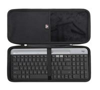 FBLFOBELI Hard Keyboard Case Compatible with Logitech K580 K585 and Logitech MK470 Slim Wireless Keyboard (Black, Case Only)