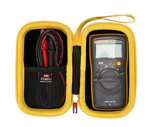 FBLFOBELI Hard Travel Carrying Case for FLUKE 101 Digital Multimeter, EVA Shockproof Protective Cover Storage Bag (Case Only)