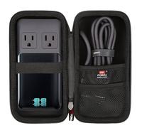FBLFOBELI Hard Travel Case for Anker Prime 6-in-1 USB C 140W Charging Station/for Anker 727 Charging Station (GaNPrime 100W), Power Strip Organizer Holder for Cables and Accessories (Case Only)