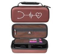 FBLFOBELI Stethoscope Case Compatible with 3M Littmann Classic III/Lightweight II S.E/MDF Acoustica Deluxe Stethoscopes, Includes Mesh Pocket for Nurse Accessories for Work (Upgraded, Chocolate)