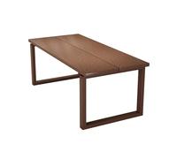 FBNMG 100% Solid Wood Square Table, Pine/Ash Wood Office Desk, Simple Dining Table Computer Desk Long Service Life for Living Room Balcony Reading Room Study(160X80X75CM, Ash B)