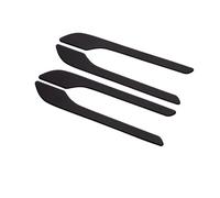 FBOIUYPL Car Outside Door Handle for Model 3 for Y 2022 2023 2024 Cover Paste Carbon Fiber ABS Accessories 4Pcs/Set