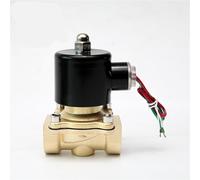 FBPQRCONS 1/8" 1/4" 1/2" 3/4" 1" 2" Normally Closed Brass Solenoid Valve 220V 24V 12V 24VAC Electric Solenoid Valve for Water Oil Air(36893)