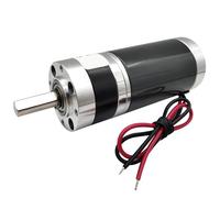 FBPQRCONS 12V 24V DC Planetary Geared Motor Long Life High Torque Low Speed 5 to 500RPM Forward and Reverse Adjustable 10W(12v 300rpm 2.5kgf.cm)