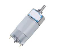 FBPQRCONS 37mm DC Gear Motor 12v 24v High Torque Micro Speed Regulating Electric CW CCW JGB37 555 Low(12V 7RPM)