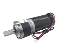 FBPQRCONS DC Planetary Gear Motor 24V 12V Low Speed Small Diameter 32MM Adjustable and Reversible Shaft(Shaft Diameter 6MM,24v 160rpm 25kgf.cm)