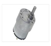 FBPQRCONS JGB37-520 12V 520 Brushed DC Motor with 37mm Metal Gearbox Gear(6v,107)