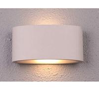 Fbright Led Outdoor LED Wall Light 3000k 2x3.4W, Aluminium, Grey