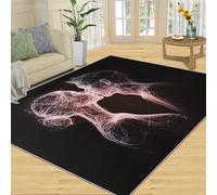 FBRUIEG Couple Rug & Home Decor, Science Fiction Rugs for Bedroom, Futurism Washable Rugs for Living Room, Non Slip Area Rug, Housewarming Gifts & Indoor Floor Mats - 140x200 cm