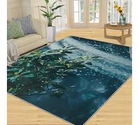 FBRUIEG Fall Rugs for Bedroom, Forest Home Decor Rug, Natural Landscape Rugs for Living Room, Washable Area Rug for Boys Girls Room, Non Slip & Low Pile Carpet - 120x170 cm