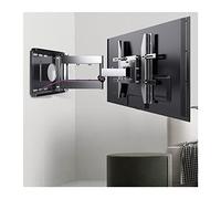 FBSHAD 32 42 43 50 55 65 70 75 Inch Flat Sns Tv Stands Wall Mount, Black Commercial Retractable Swivel TV Holder Rack