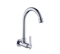 FBSHAD A Full Kitchen Vegetable Washing Basin Faucet Copper Rotating Flume Lengthened Ceramic Valve Core Into The Wall Cooling Fast Openmodern Luxury Quality Guarantee Home Decoration