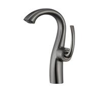 FBSHAD Bathroom Faucet Single Handle Bathroom Sink Faucet with Ceramic Valve, Lavatory Vessel Faucet Basin Faucet, Hot and Cold Water Mixer Tap