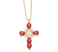 FBSHAD Choker Necklace for Women Statue Pendant Necklace For Female Minority Fashion Versatile Zircon Chain