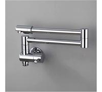 FBSHAD Faucets,Pot Filler Wall Mount, Faucet Foldable Kitchen Sink Mixer Tap Brass Black