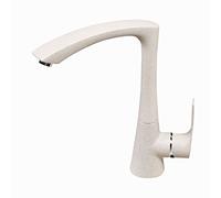 FBSHAD Granite Kitchen Faucet, Quartz Stone Trough, Dish Basin Faucet, Hot and Cold Water Trough, Water Spray Paint, Coffee Color,Q4 Maquality Assurance of and Classic Retro Luxury HOM