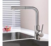 FBSHAD Kitchen faucets with Pull Down Sprayer, 2, Single Handle Flexible Rotating hot and Cold, Pull Out, Copper, Kitchen Sink, Faucet