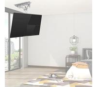 FBSHAD Motorized Ceiling TV Mount - Automatic Lifting and Retractable Electric TV Stand, Flexible Retraction at A Large Angle, Made Cold-Rolled Steel, Suitable for 32-70 Inch TVs