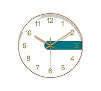 FBSHAD Office Wall Decor 25cm/30cm/35cm Nordic Round Wall Clock Bedroom Decoration Mute Quartz Clock Study Room Decoration Wall Clock Alarm Clocks for Bedrooms(10inch)