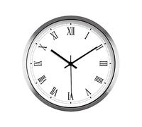 FBSHAD Office Wall Decor European Roman Numeral Wall Clock Home Digital Clock Living Room Bedroom Mute Quartz Clock Wall Clock Decoration Alarm Clocks for Bedrooms(C,14INCH)