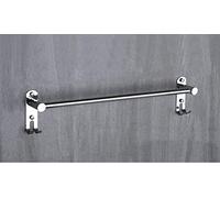 FBSHAD Rails Rack,Stainless Steel Racks,Wall Mounted Towel Rail,Bathroom Double Shelf Storage Holder,for Bathroom Kitchen and Hotel-A-60Cm,A-50~90Cm