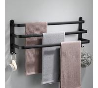 FBSHAD Rails Racks, for Bathroom,Bathroom Wall Mounted Hand Holder,Towel Hanger Bar,Bathroom Kitchen Towel Holder/Three 30Cm/a