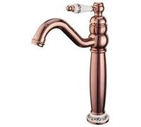 FBSHAD Rose Gold Finish Basin Faucets Luxury Bathroom Sink Faucet (Color : Light Gray)