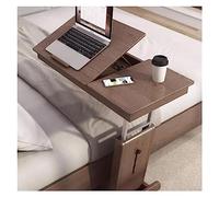 FBSHAD Sofa Side Table Height Adjustable C Shaped End Table, Foldable Couch Desk Table with Tiltable Table Top, Sofa Bedside Laptop Stand TV Tray with Storage Basket, Snack Side，C