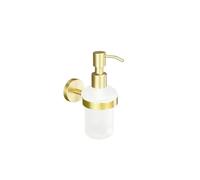FBSHAD Solid Brass Accessories Set with Robe Hook Paper Holder Bar Ring and Soap Dispenser Rose Gold Bath Towel Rack Bathroom Sets for Elegant Decor