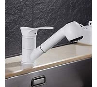 FBSHAD The Kitchen Granite Trough with The Washing Pot Copper Precision Casting Can Pull The Hot and Cold Quartz Stone Sanding Faucet,Star Whitemodern Luxury Quality Guarantee Home Decora