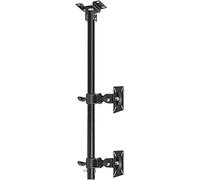 FBSHAD TV Stand Multifunction Ceiling TV Mount, Metal Expansion Screw Fixing Rotation Tilting Ceiling TV Bracket, Fits 12-27 Inch Flat Panel TV, Up to 100x100mm TV Mount TV Stand